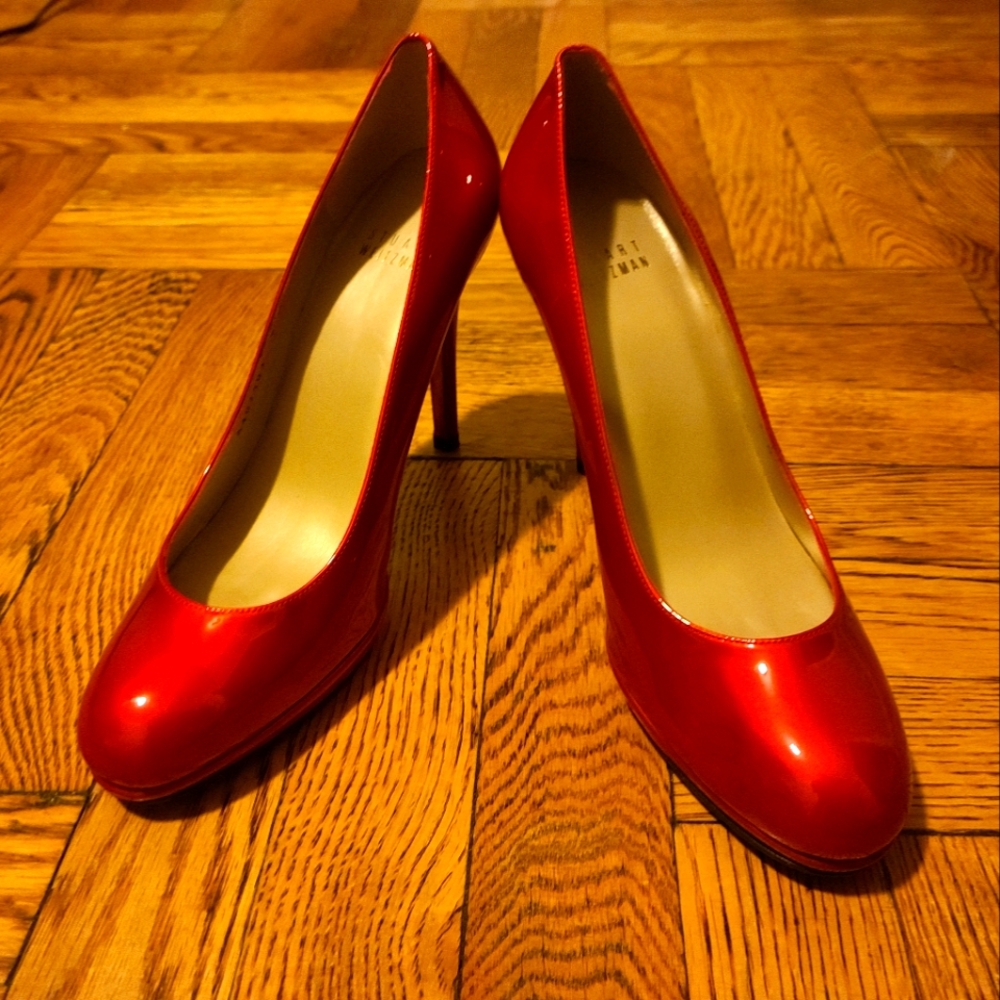 Red Patent Leather Women's High Heels